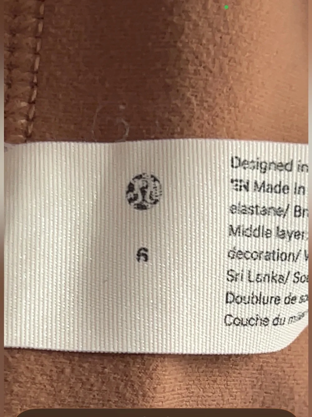 Lululemon Athletica Align Bra in Chestnut Brown. Excellent condition. Size 6